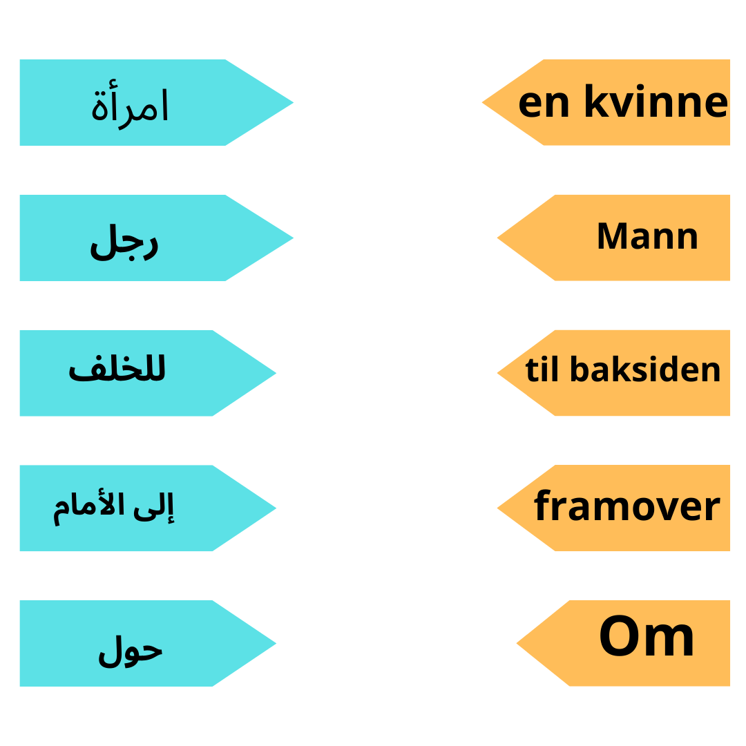 قاموس نرويجي عربي لتعلم اللغة النرويجية للكبار والاطفال